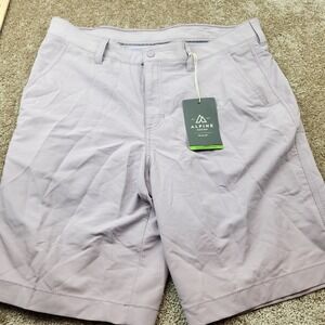 Alpine Design Mens Trailhead Tech Shorts 36 Muted Grape Purple ADM11803 NWT